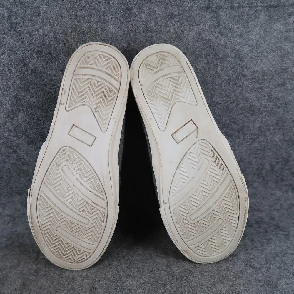 Gymboree Shoes Kids 4 Casual Sneakers Slip On Velvet Bow Fashion Lifestyle Grey